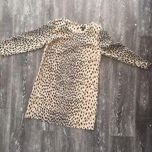 Jcrew factory leopard dress